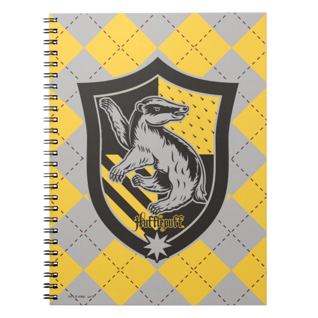 Harry Potter | Hufflepuff House Pride Wappen Notizblock (Vorderseite)