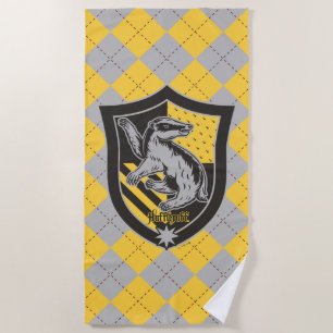 Harry Potter   Hufflepuff House Pride Wappen Strandtuch
