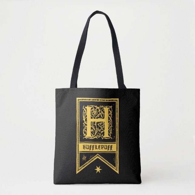 Harry Potter | Hufflepuff Monogram Banner (Vorderseite)