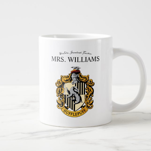 Harry Potter | Hufflepuff Teacher Personalisiert Jumbo-Tasse (Rechts)