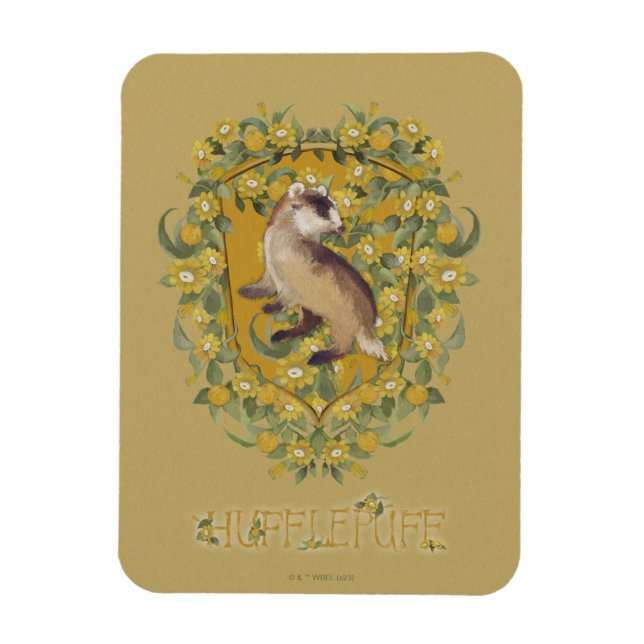 HARRY POTTER™ | HUFFLEPUFF™ Wappen Magnet (Vertikal)