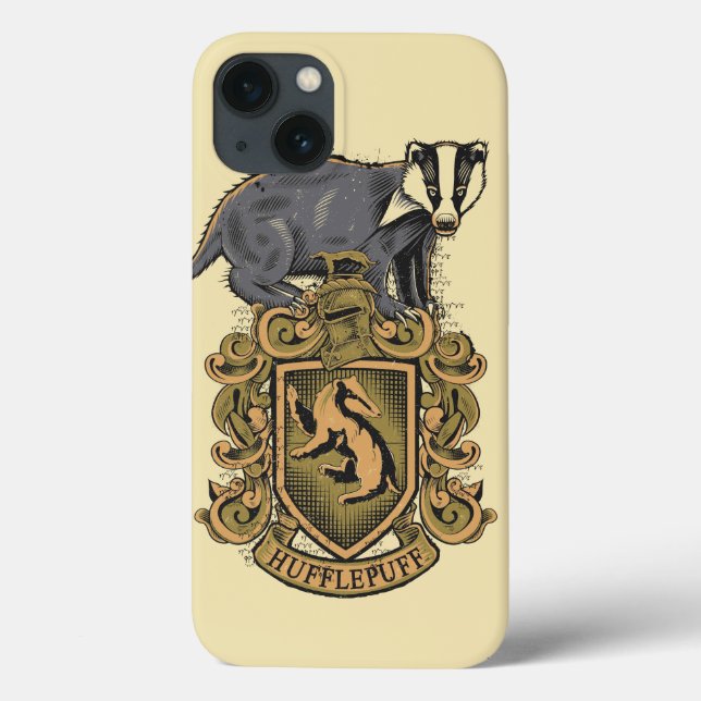 Harry Potter | Hufflepuff-Wappen mit Badger Case-Mate iPhone Hülle (Rückseite)