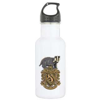 Harry Potter | Hufflepuff-Wappen mit Badger Edelstahlflasche