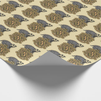 Harry Potter | Hufflepuff-Wappen mit Badger Geschenkpapier