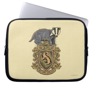 Harry Potter   Hufflepuff-Wappen mit Badger Laptopschutzhülle
