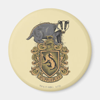 Harry Potter | Hufflepuff-Wappen mit Badger Magnet