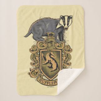 Harry Potter | Hufflepuff-Wappen mit Badger Sherpadecke