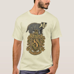 Harry Potter   Hufflepuff-Wappen mit Badger T-Shirt