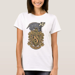 Harry Potter   Hufflepuff-Wappen mit Badger T-Shirt