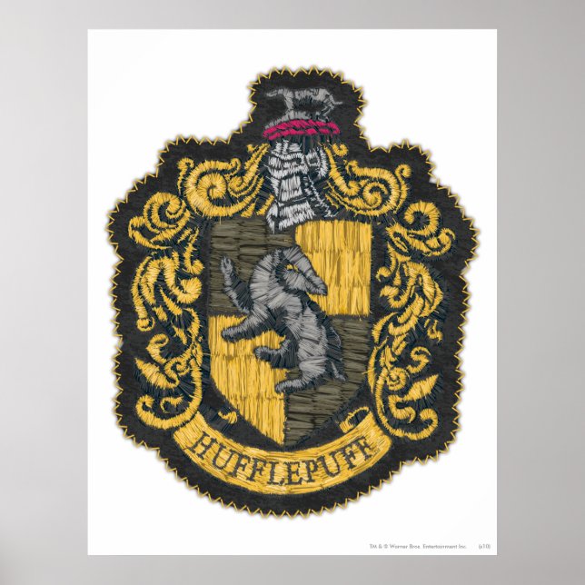 Harry Potter | Hufflepuff-Wappen-Patch Poster (Vorne)