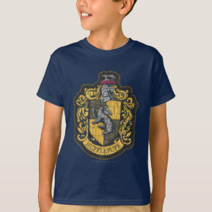 Harry Potter   Hufflepuff-Wappen-Patch T-Shirt
