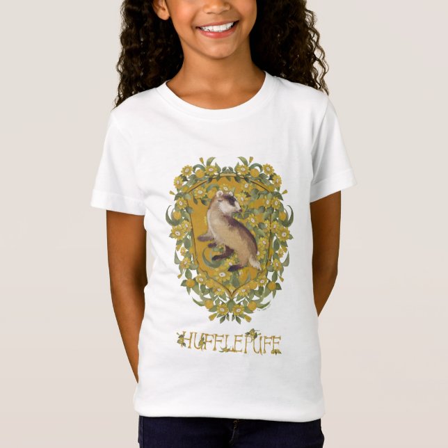 HARRY POTTER™ | HUFFLEPUFF™ Wappen T-Shirt (Vorderseite)