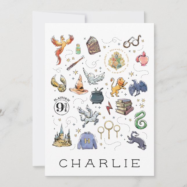 HARRY POTTER™ Icons Flat Card (Vorderseite)