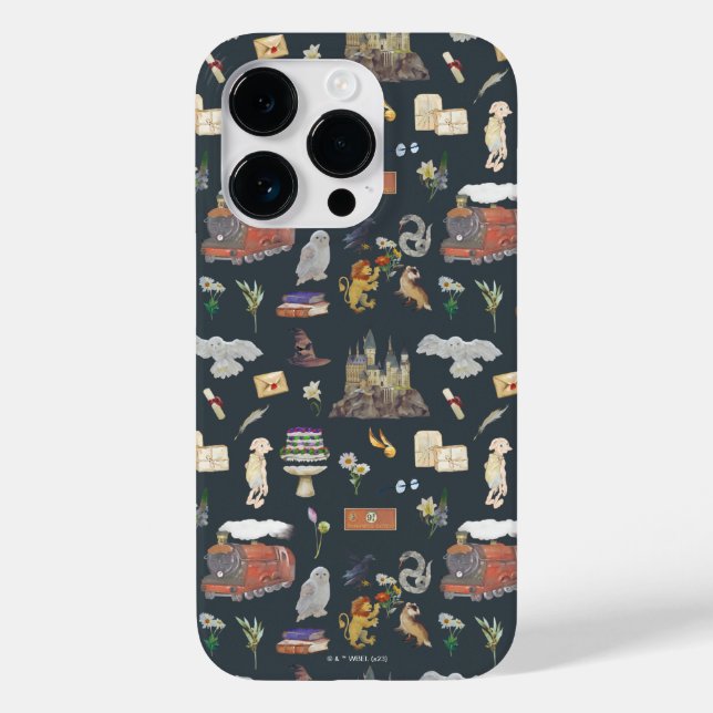 HARRY POTTER™ | Icons Muster Case-Mate iPhone Hülle (Rückseite)