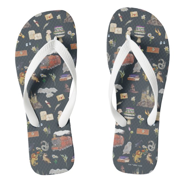 HARRY POTTER™ | Icons Muster Flip Flops (Fußbett)