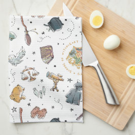 HARRY POTTER™ Icons-Muster Geschirrtuch
