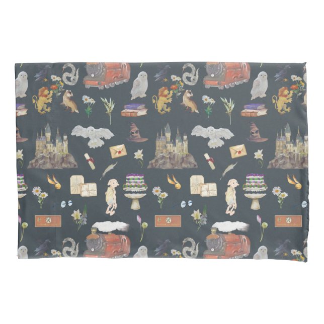 HARRY POTTER™ | Icons Muster Kissenbezug (Vorderseite)