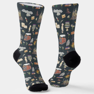 HARRY POTTER™   Icons Muster Socken