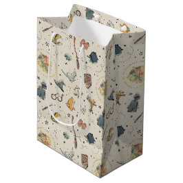 Harry Potter Icons Pattern - Geburtstag Mittlere Geschenktüte