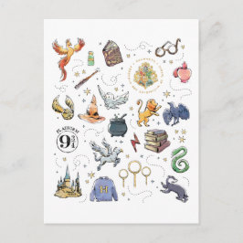 HARRY POTTER™ Icons T Postkarte