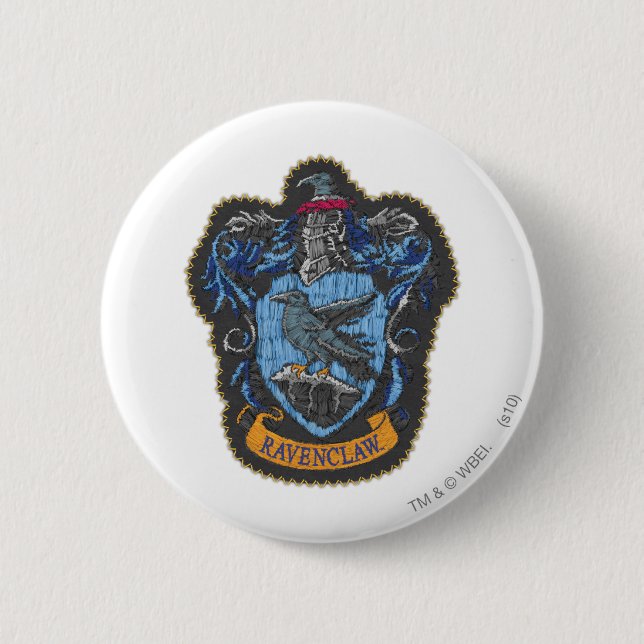 Harry Potter | Klassisches Ravenclaw-Wappen Button (Vorderseite)