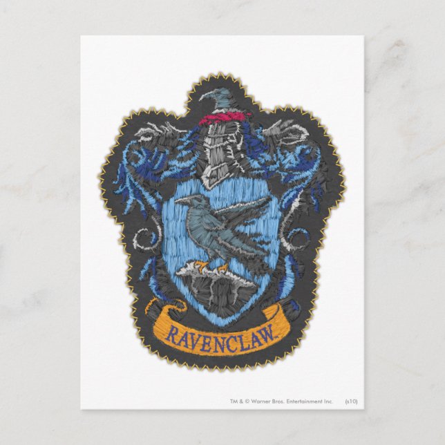 Harry Potter | Klassisches Ravenclaw-Wappen Postkarte (Vorderseite)