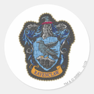 Harry Potter   Klassisches Ravenclaw-Wappen Runder Aufkleber