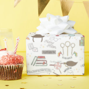 HARRY POTTER™ Kleines Magie-Muster Geschenkpapier