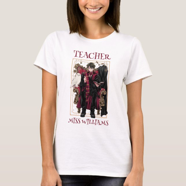 HARRY POTTER™ Lehrer | Anime HARRY POTTER™ Sitzend T-Shirt (Vorderseite)