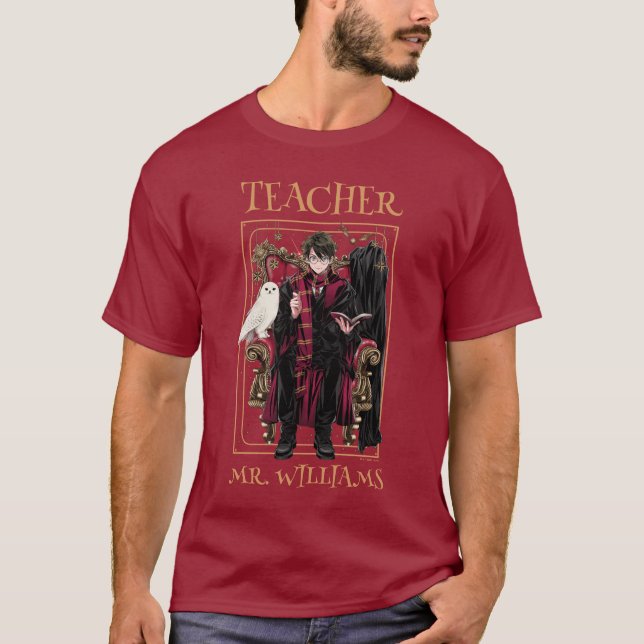 HARRY POTTER™ Lehrer | Anime HARRY POTTER™ Sitzend T-Shirt (Vorderseite)