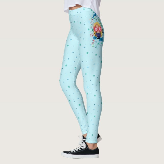 Harry Potter | Luna Lovegood Graphic Leggings (Links)