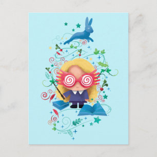 Harry Potter   Luna Lovegood Graphic Postkarte