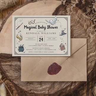 Harry Potter Magical Baby Sprinkle Einladung