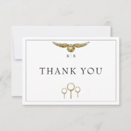 Harry Potter Magical Watercolor Wedding Dankeskarte