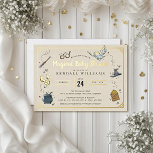 Harry Potter Magische Babyparty Folieneinladung