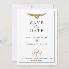 Harry Potter Magische Wasserfarben-Hochzeit Save The Date