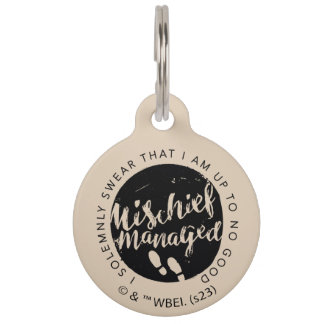 Harry Potter | Marauder's Map Charms Typografy Haustiermarke