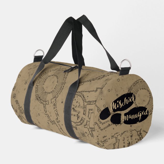 Harry Potter | MISCHIEF MANAGED™ Map Footprints Duffle Bag (Linke Seite)