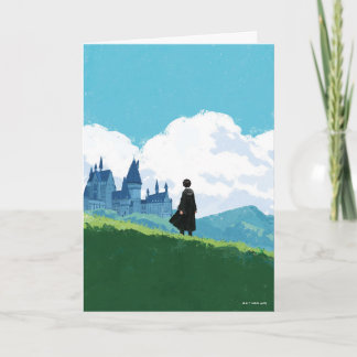 HARRY POTTER™ mit Blick auf das Schloss HOGWARTS™ Karte