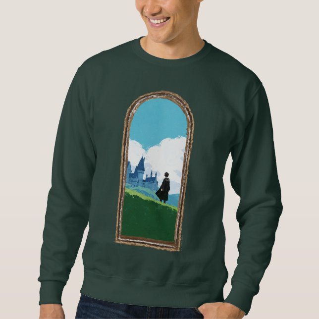 HARRY POTTER™ mit Blick auf das Schloss HOGWARTS™ Sweatshirt (Vorderseite)