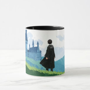 HARRY POTTER™ mit Blick auf das Schloss HOGWARTS™ Tasse