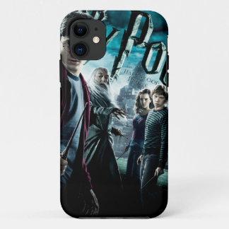 Harry Potter mit Dumbledore Ron und Hermione 1 iPhone 11 Hülle