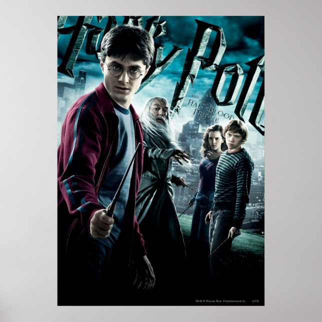 Harry Potter mit Dumbledore Ron und Hermione 1 Poster (Vorne)