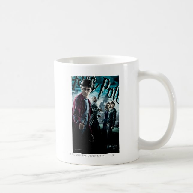 Harry Potter mit Dumbledore Ron und Hermione 1 Tasse (Rechts)