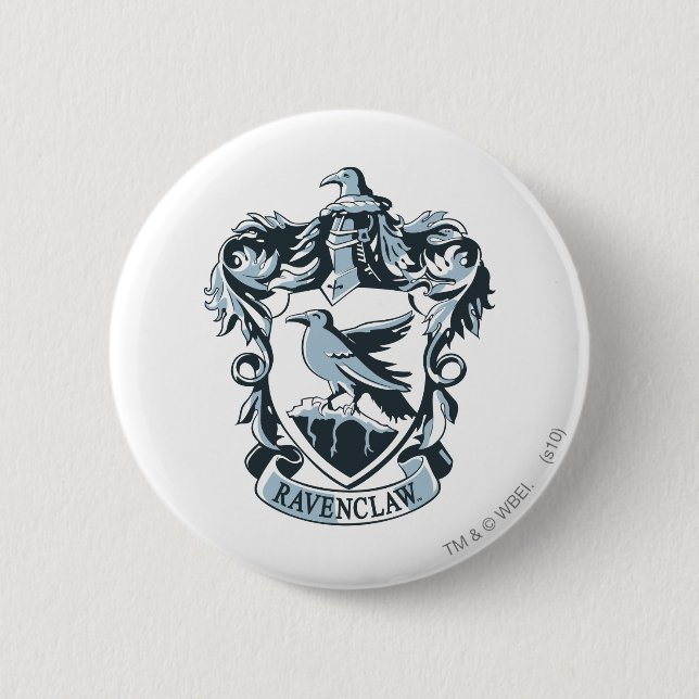 Harry Potter | Modernes Ravenclaw-Wappen Button (Vorderseite)