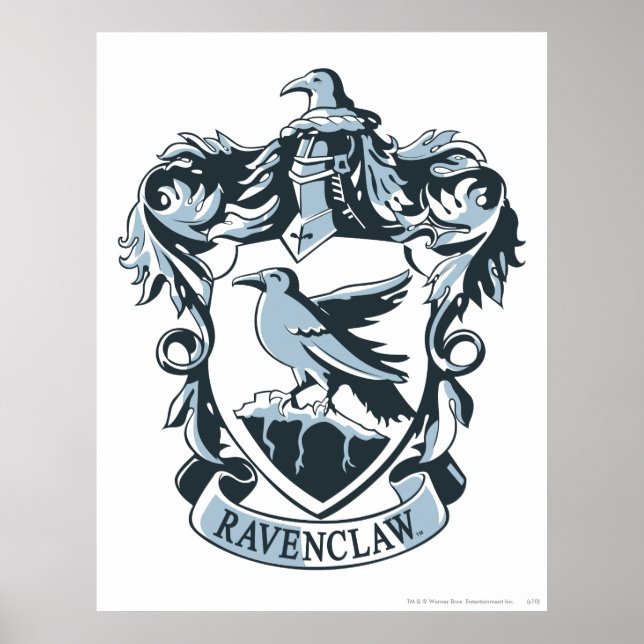 Harry Potter | Modernes Ravenclaw-Wappen Poster (Vorne)