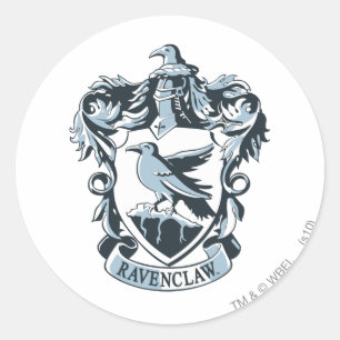Harry Potter   Modernes Ravenclaw-Wappen Runder Aufkleber