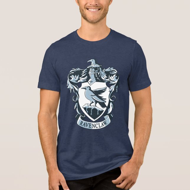 Harry Potter | Modernes Ravenclaw-Wappen Tri-Blend Shirt (Vorderseite)