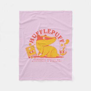 HARRY POTTER™   Niedlich HUFFLEPUFF™ Fleecedecke