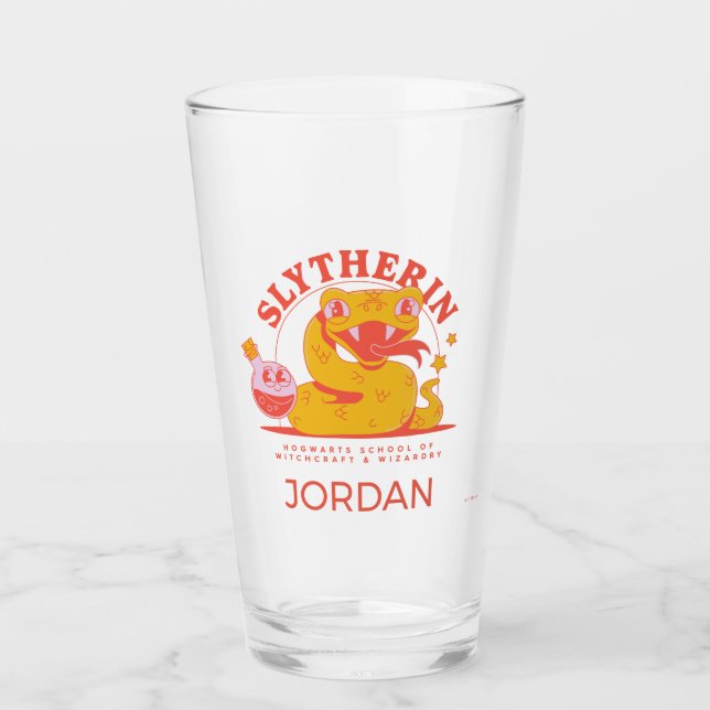 HARRY POTTER™ | Niedlich SLYTHERIN™ Hogwarts Schoo Glas (Vorderseite)